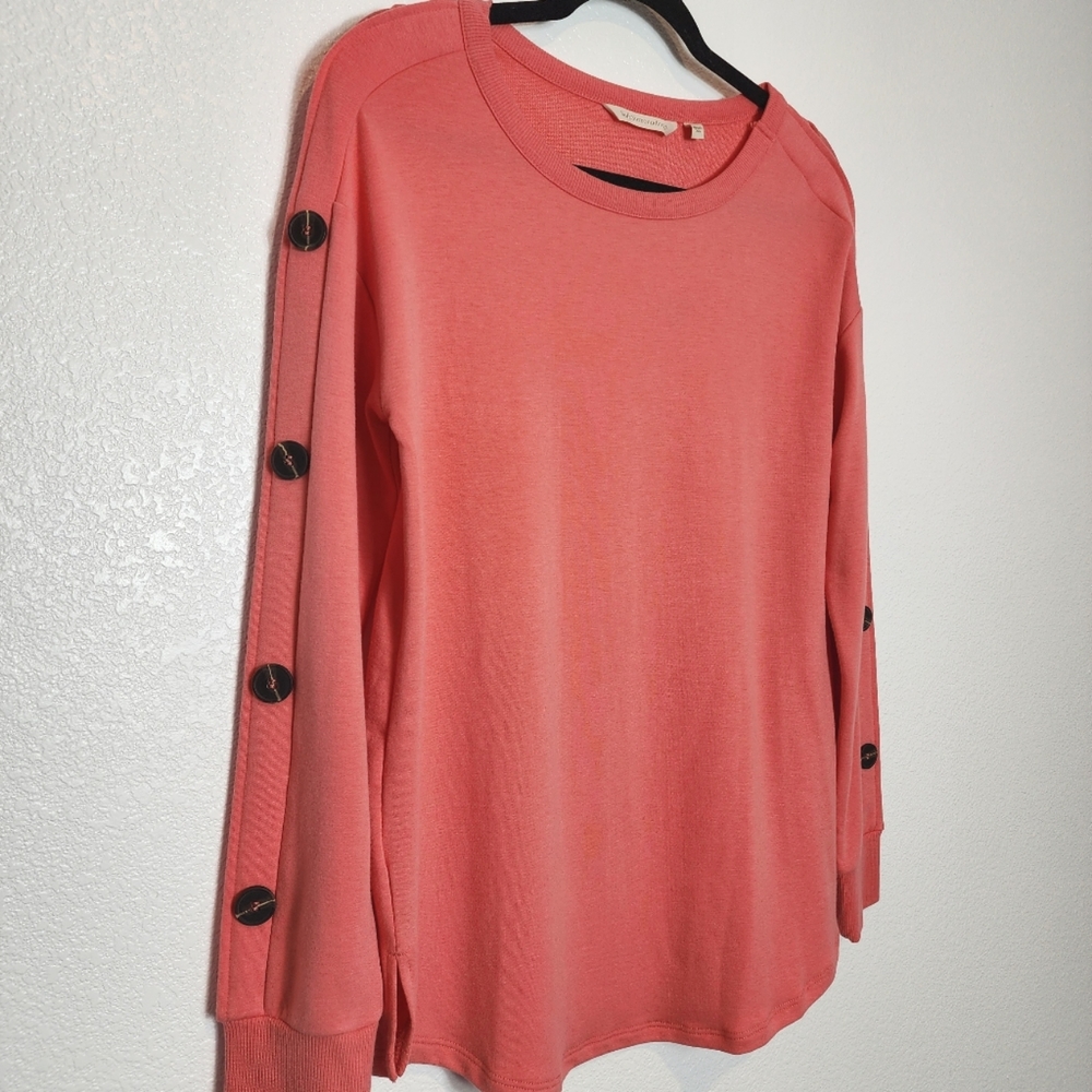 SOFT SURROUNDINGS Minimalist Essentials Basic Cozy Blouse Top - Picture 8 of 8